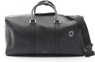 Dior Black Leather Boston Bag (Pre-Owned)