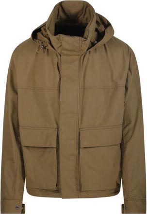 Christophe Lemaire Short Rain Parka - Heren - Winterjassen - Groen - L - Katoen - Jassen