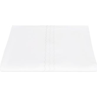 Matouk Axel Embroidered Duvet Cover in White at Nordstrom, Size Full