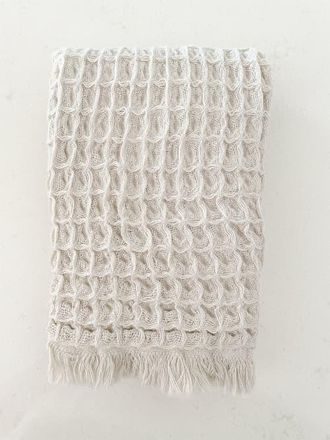 Anaya with Love Turkish Cotton Waffle Hand Towel - Set of 2 in Antique Beige at Nordstrom