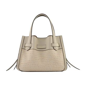 Pourchet Tassen, Dames, Beige, ONE Size, Katoen, Blossom Tress&eacute;