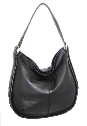 Nino Bossi Vintage Leather Classic Hobo in Black
