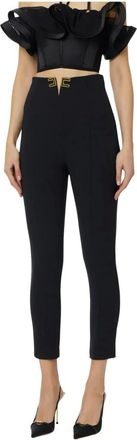 Elisabetta Franchi Donna, Pantaloni, Nero, S, new