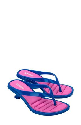 Melissa Kitten Heel Flip Flop in Blue/lilac at Nordstrom, Size 10
