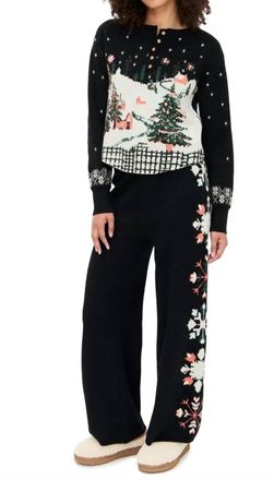 Free People Tinsel Town Sweatshirt In Pink Combo