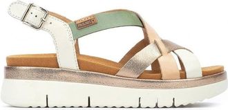 Pikolinos Palma Sandal - Dames - Sleehakken - Veelkleurig - 41 EU - Schoenen