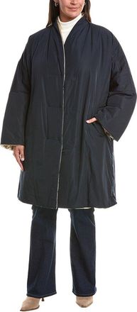 Marina Rinaldi Plus Rugiada Quilted Coat