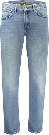 HUGO BOSS Jeans, Heren, Blauw, W34 L32, Katoen, Regular-Fit Jeans