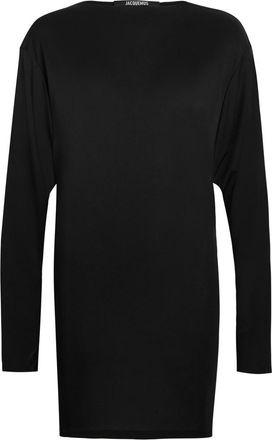 Jacquemus La Robe Mistral Cowl-back Woven Mini Dress - Black - S (UK8-10 / S)