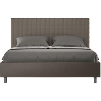 Itamoby Cama Matrimonio 160x200 Contenedor Dise&ntilde;o Moderno Sunny M1 Color: Marr&oacute;n - Versi&oacute;n: Modelo Est&aacute;ndar