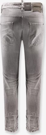 Dsquared2 Mens Skater Jeans Grey Cotton