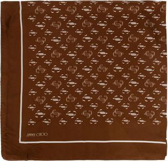 Jimmy Choo London Foulard in seta - - Accessories - Donna - Marrone - ONE SIZE