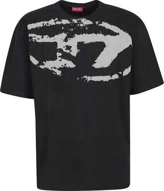 Diesel N14 T-Shirt - Heren - T-shirts - Zwart - M - Katoen - Tops