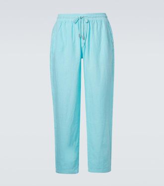 Vilebrequin Linen wide-leg pants