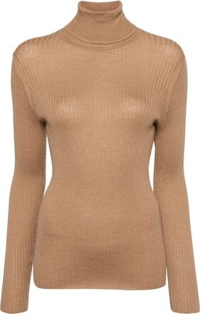 N.Peal roll-neck cashmere sweater - women - Cashmere - S - Neutrals
