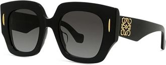 Loewe 1Jqi 4X10A - Dames - Zonnebrillen - Zwart - 50 MM - Accessoires