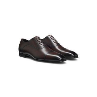 BOSS BY BECKHAM cap-toe Oxford shoes in leather