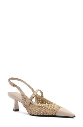 Arezzo Hazel Slingback Pump in Panacota at Nordstrom, Size 9.5