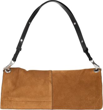 AllSaints Lutece Su&egrave;de Schoudertas - Dames - Schoudertassen - Bruin - ONE Size - Su&egrave;de - Tassen
