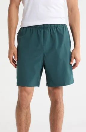 Vans Outline Hybrid Water Repellent Shorts in Mystic Moss at Nordstrom, Size Xx-Large