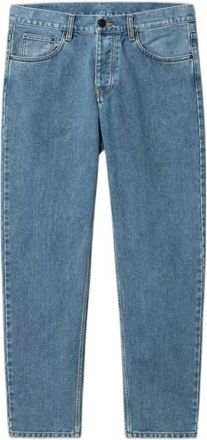 Carhartt Work in Progress Newel Pant - Heren - Loose Fit Jeans - Blauw - W33 - Denim - Jeans