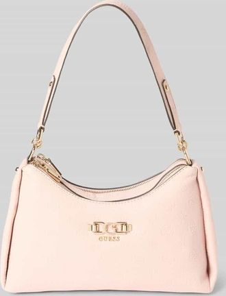 Guess Shoulder Bag in Leder-Optik mit Logo-Detail Modell Anise in Rose, Gr&ouml;&szlig;e 1