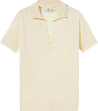 Blumarine Maglione con colletto polo - Toni neutri