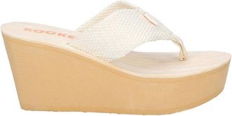 Rocket Dog Dames/dames duikers Webbing Slip On Wedge Sandalen (Cr&egrave;me)