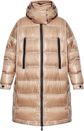 Moncler Rochelairs Long Down Jacket - Dames - Dons jassen - Beige - M - Jassen