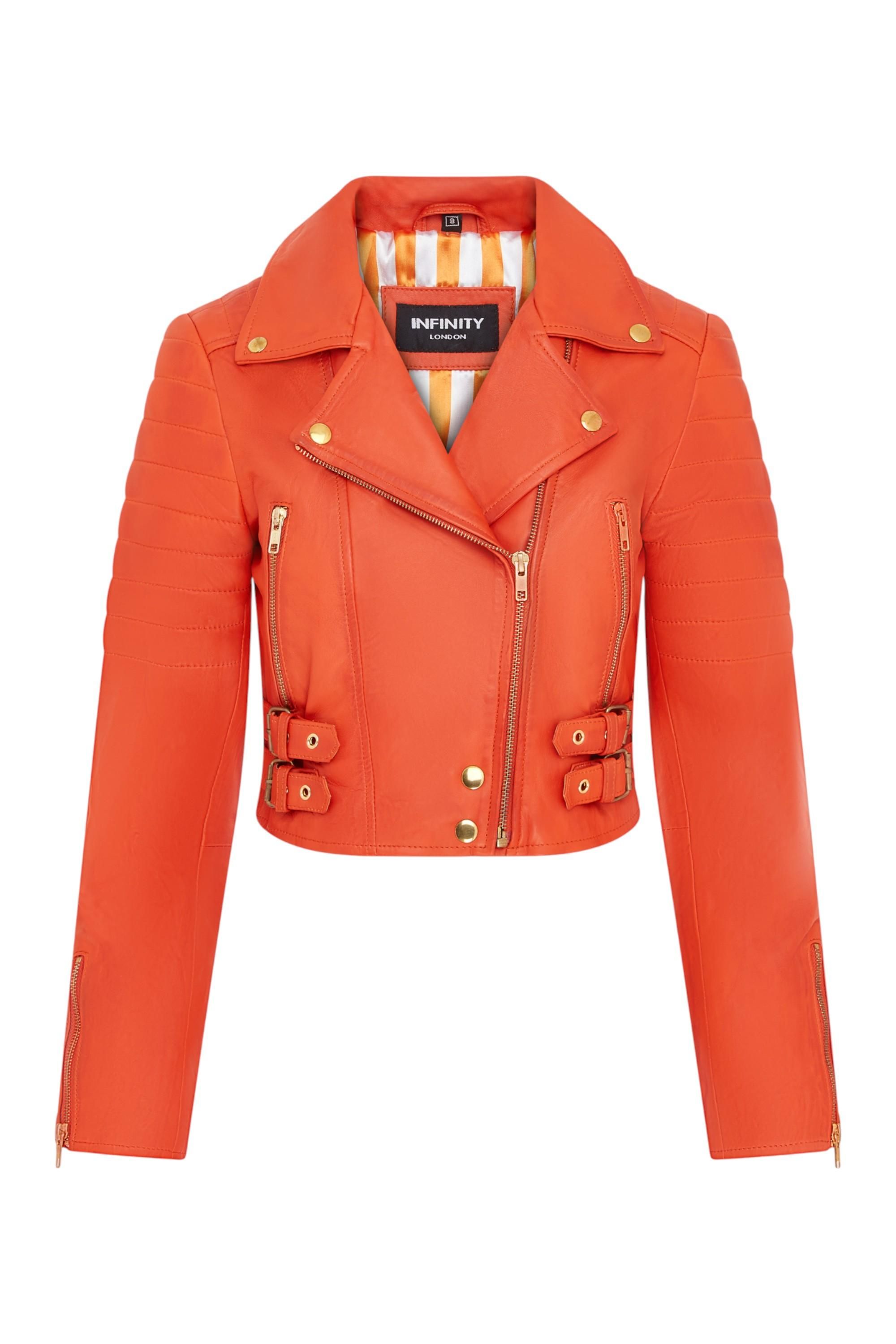 Orange Biker Jackets: Sale up to −61% | Stylight