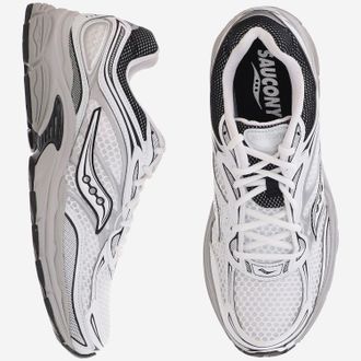 Saucony Mens Trainers Pro Grid Omni 9 White Cadet Textile Sneaker