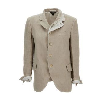 Comme Des Gar&ccedil;ons Blazers, female, Beige, Size: M Blazers