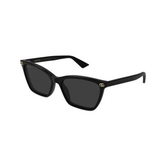 Gucci Square Sunglasses - female - Gucci - Sunglasses - Black - 56 MM - Accessories
