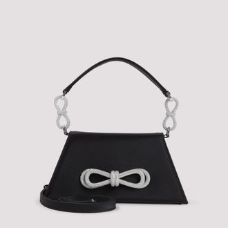 Mach & Mach Mach & mach Samatha Double Bow Satin Shoulder Bag