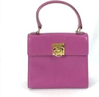 Celine Pre-owned Handbag - Dames - Vintage Handtas - Paars - ONE Size - Vintage