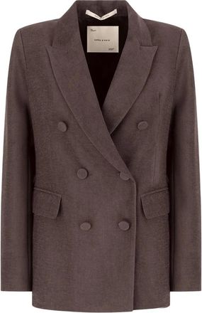 Emma & Gaia 46S580 302 Blazer - Dames - Jassen - Bruin - Maat: XS
