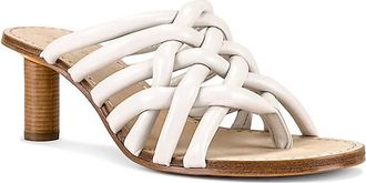 Rag & Bone Womens Infinity Heeled Mule In Antique White