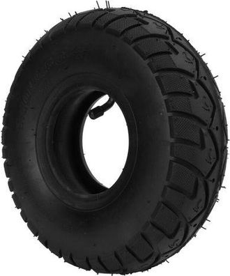 OEM Neum&aacute;tico Y C&aacute;mara De Aire 4.10/3.50-4 - Caucho But&iacute;lico Grueso - Excelente Absorci&oacute;n De Impactos - Compatible Con Cortac&eacute;spedes Y Carretillas De Mano
