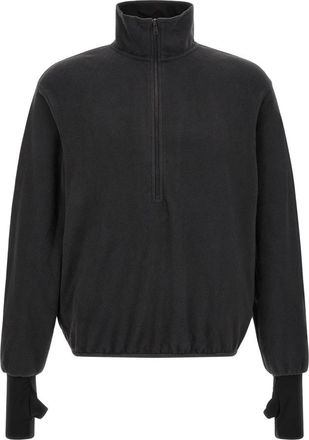Entire studios Shell Fleece Pullover - Heren - Fleece jassen - Zwart - L - Polyester - Fitness