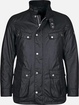 Barbour Mens Barbour International Tourer Duke Wax Jacket BK11 Black - Size: 38/Regular