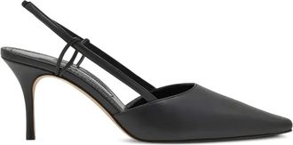 Manolo Blahnik Pumps con cinturino posteriore - Nero