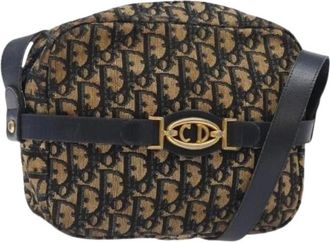 Dior Pre-owned Cross Body Bags, female, Multicolor, Size: ONE SIZE Pre-owned Vintage Canvas Shoulder Bag