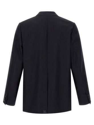 Dries Van Noten Mens Blue Wool Blazer Clothing