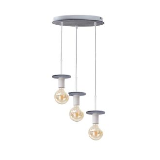 Netlighting Saturn Cluster Pendant Ceiling Light Grey 30cm 3x E27