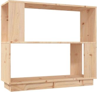 vidaXL Vidaxl - Estanter&iacute;a/divisor De Espacios Madera Maciza Pino 80x25x70 Cm