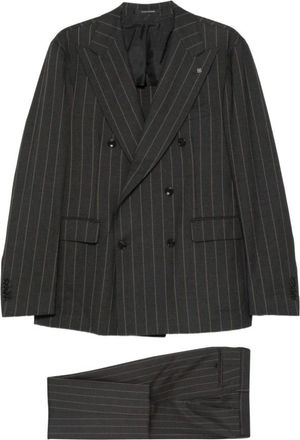 Tagliatore Heren, Pakken, Grijs, Maat: L Wol