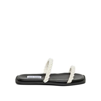 Steve Madden Womens Sinne 12 A Sandals - White - Size UK 5