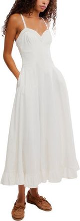 Free People Another Season Midi Dress in Coconut Milk at Nordstrom, Size X-Large