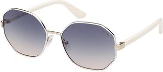 Guess GU7880-H 21W Womens Sunglasses White Size 58