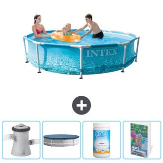 Intex Piscina Con Estructura Redonda - 305x76 Cm - 7-piezas Scb116